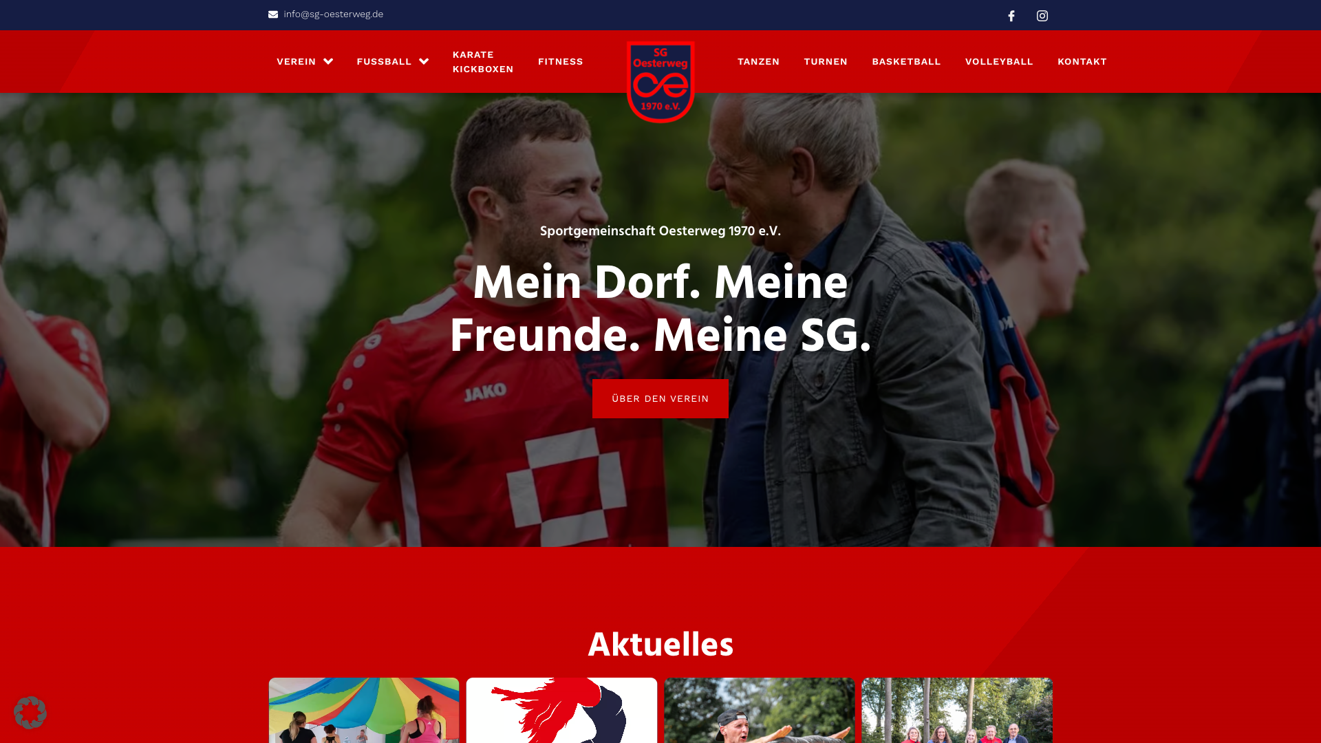 Website SG Oesterweg – Referenz Webdesign Eggert Media
