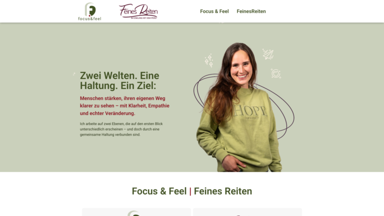 Website Anna Hübner – Referenz Webdesign Eggert Media